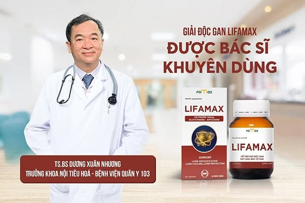 Lifamax được Ts. BS Dương Xuân Nhương, nguyên Trưởng khoa Nội tiêu hoá, Bệnh viện Quân Y 103 khuyên dùng